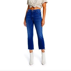 MOTHER Insider Crop Step Fray jeans